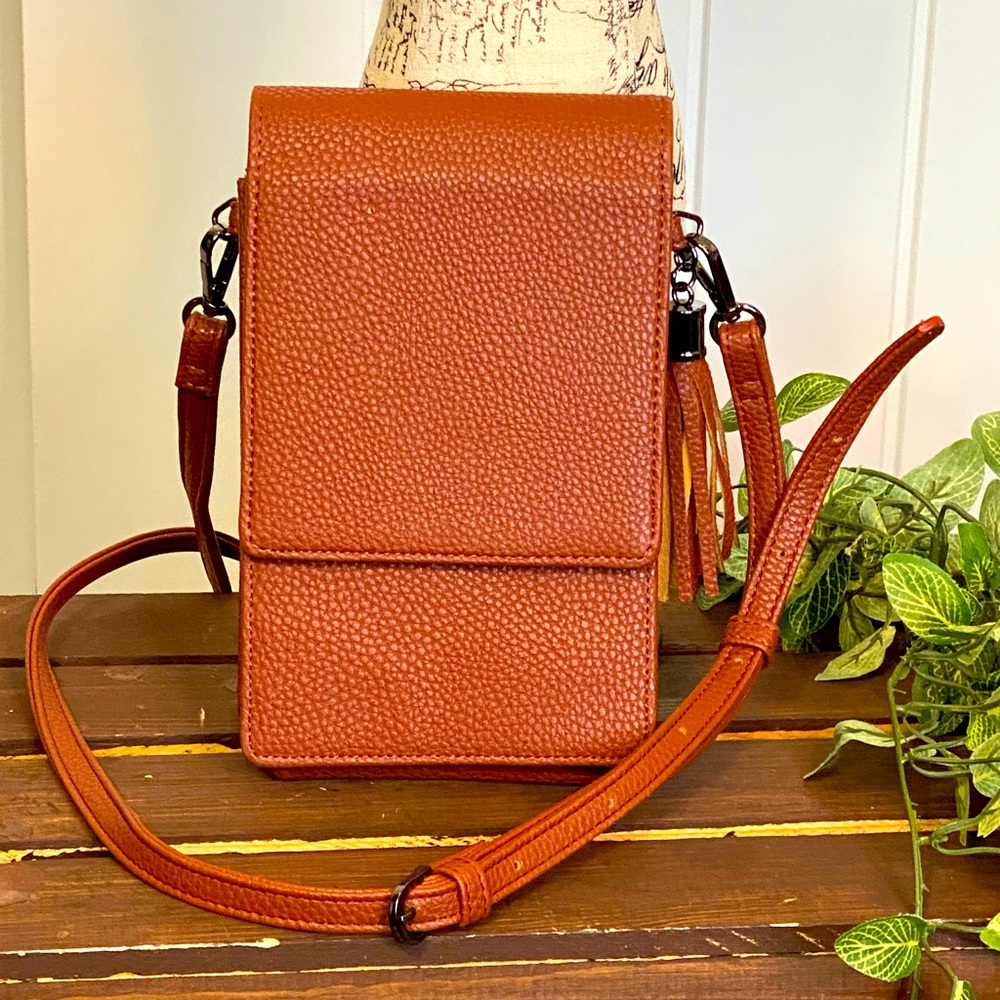 New! Compacted Easy Store & Go Phone Crossbody Bag